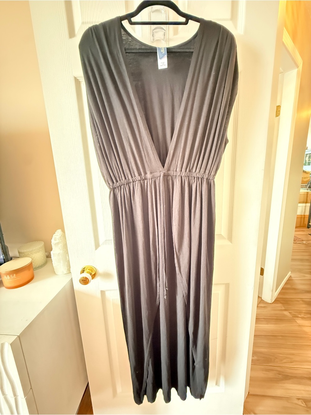 Swimsuits For All Black Maxi Swim Coverup Dress